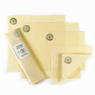 B Factory Organic Beeswax Food Wrap Starter Pack B Factory Organic Beeswax Food Wrap Starter Pack