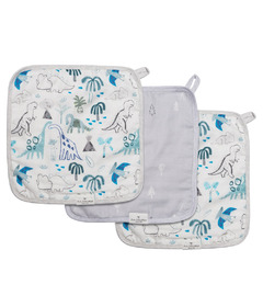 Loulou Lollipop Washcloth Set Dinosaurs
