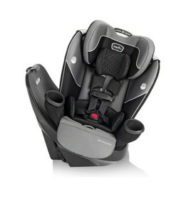 Evenflo Revolve 360 All-In-One Rotational Convertible Car Seat Amherst Grey