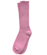 Chaussettes en coton teint Okayok Rose