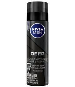 Nivea Men DEEP Shaving Foam with Active Charcoal