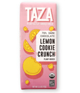 image of Taza Chocolate 70% Dark Lemon Cookie Crunch with sku:293217