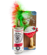 Jouet pour chien et chat Haute Diggity White Paw + Holiday Cattini