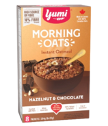 Yumi Organics Instant Oatmeal Morning Oats Chocolat et noisette 