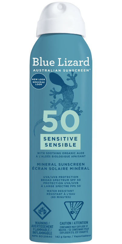 Buy Blue Lizard Sensitive Mineral Sunscreen Spray SPF 50 at Well