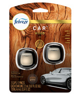 Febreze Car Odour-Eliminating Air Freshener Vent Clip 2-Pack Wood