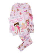 Hatley Books To Bed Princesses Wear Pants Pyjama Set Flat Pack with Book