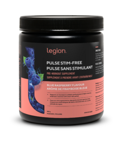 Legion Pulse Stim-Free Pre Workout Blue Raspberry