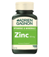 Adrien Gagnon Supplément de zinc, 50 mg