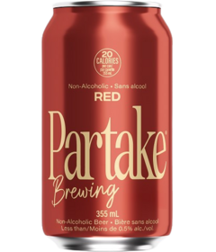 Partake Brewing Non-Alcoholic Beer Red Ale