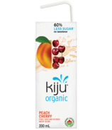 Boîte de jus de fruits Kiju Organic Fit Cherry Peach