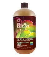 Desert Essence savon de Castille liquide avec huile de melaleuca biologique