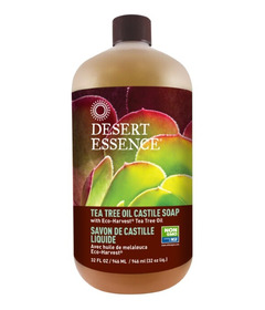 Desert Essence savon de Castille liquide avec huile de melaleuca biologique