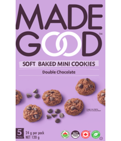 MadeGood Soft Baked Mini Cookies Double Chocolate