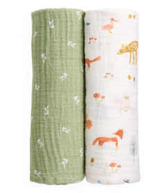 Aden + Anais Swaddles Pack Sage Woodland
