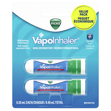 Buy Vicks Inhaler Twin Pack at Well.ca | Free Shipping $35+ in Canada