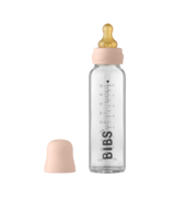 BIBs Baby Glass Bottle Complete Set Latex Blush