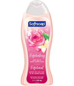 Softsoap Body Wash Pink Rose & Sweet Vanilla