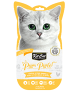 Kit Cat Purr Purees Cat Treat Chicken & Fiber Hairball Control