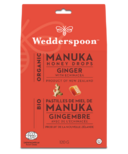Wedderspoon Organic Manuka Honey Drops Ginger