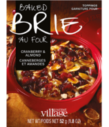 Gourmet Du Village Brie Topping Mix Cranberry Almond