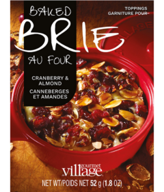 Gourmet Du Village Brie Topping Mix Cranberry Almond