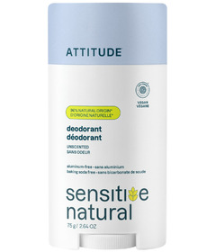 ATTITUDE Sensitive Natural Deodorant Unscented