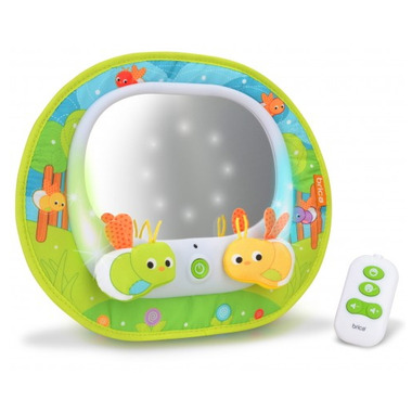 Brica baby outlet mirror with remote