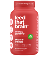 Feed That Brain Energy Gummies Strawberry