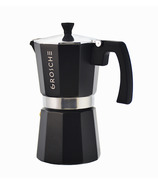 GROSCHE Milano Charcoal Stovetop Espresso Maker 9 Cup