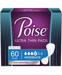 Poise Ultra Thin Incontinence Pads Moderate Absorbency Regular