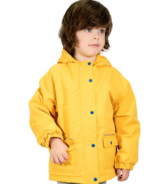 Veste de pluie Jan & Jul Cozy-Dry Jaune 