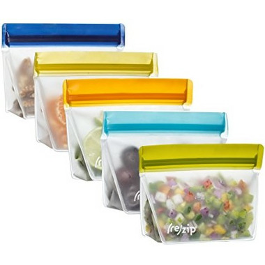 (re)zip Stand-Up 8oz Reusable Snack Bags Set (re)zip Stand-Up 8oz Reusable Snack Bags Set