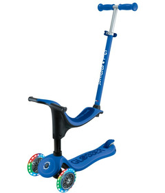 Globber GO-UP Sporty Lights Scooter Blue/Dark Navy Blue