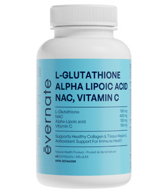 Evernate Skin Brightening L-Glutathione, NAC & ALA