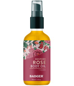 Badger Restore Rose Body Oil