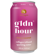 Gldn Hour Collagen Infused Sparkling Water Cherry Coconut