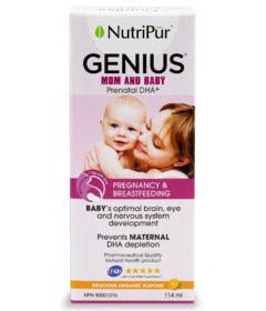 Nutripur Genius Mom & Baby Prenatal DHA+ Orange