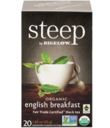 Steep by Bigelow Thé petit déjeuner anglais biologique