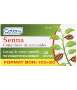 Option+ Senna Laxatif Sennosides Comprimés