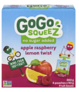 Gogo Squeez Apple Raspberry Lemon Twist Fruit Sauce