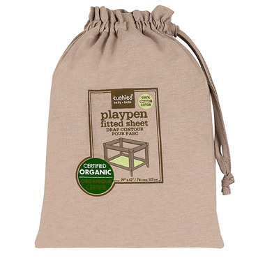 Kushies Organic Jersey Fitted Playpen Sheet Kushies Organic Jersey Fitted Playpen Sheet