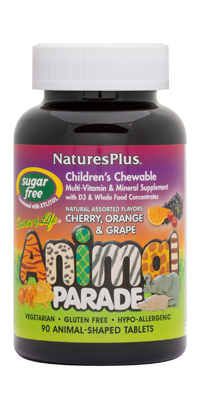 Buy Nature's Plus Animal Parade Sugar Free Children's Chewable  Multi-Vitamins at  | Free Shipping $49+ in Canada