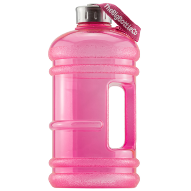 The Big Bottle Co Big Gloss Pink 2.2L Water Bottle The Big Bottle Co Big Gloss Pink 2.2L Water Bottle