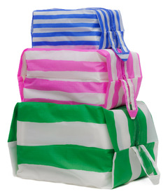 image of BAGGU 3D Zip Set Painted Stripe with sku:320343