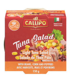 Callipo Light Tuna Salad with Beans Corn & Pepper