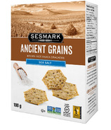 Sesmark Ancient Grains Brown Rice Crackers Sea Salt