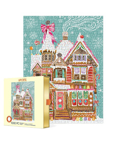 Werkshoppe Gingerbread House Piece Puzzle