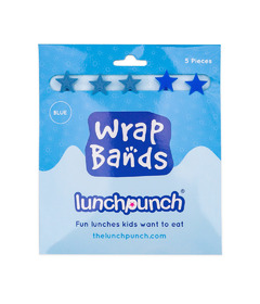 Lunch Punch Silicone Wrap Bands Blue