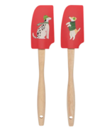 Mini spatules en silicone Now Conceptions Red Yule Dogs 